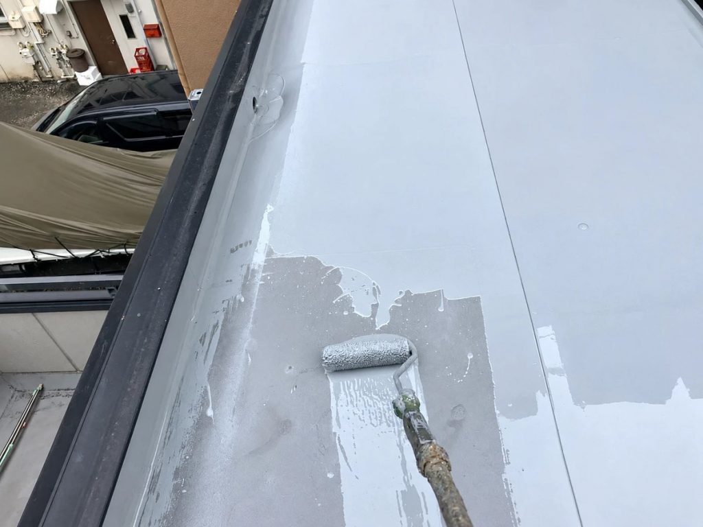 防水工事の施工写真